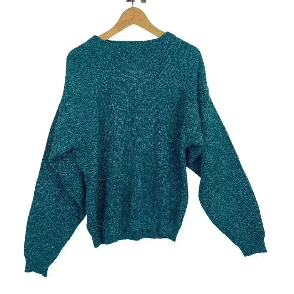 VTG JJ Cochran Men's‎ Knit Sweater Top XL 80s Casual MADE IN USA